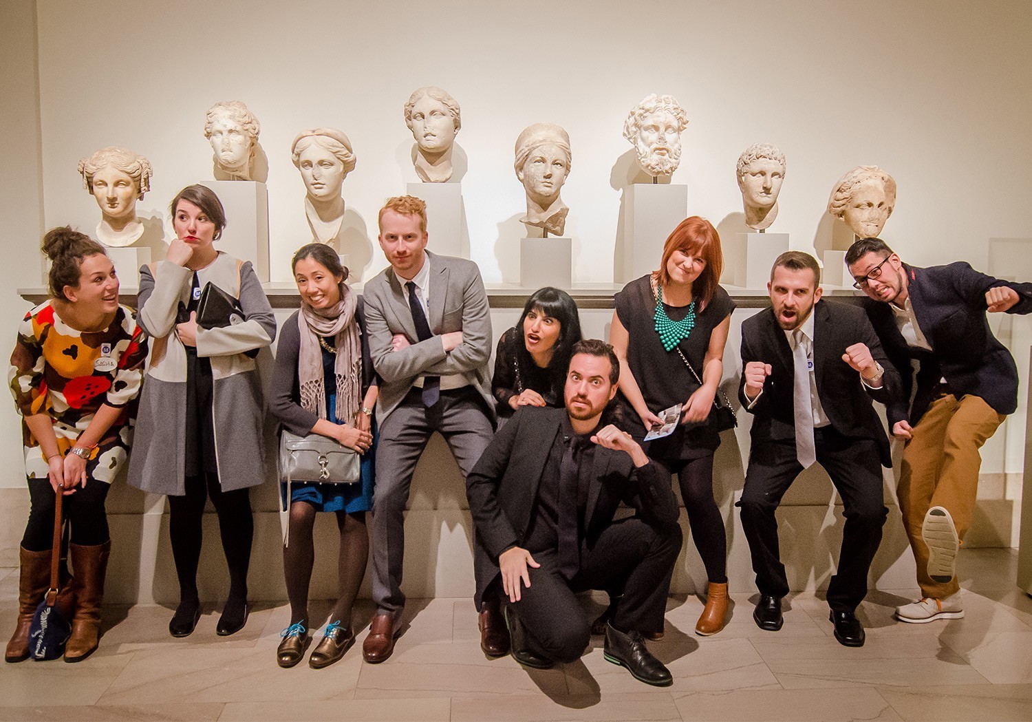 photo of museum hack team